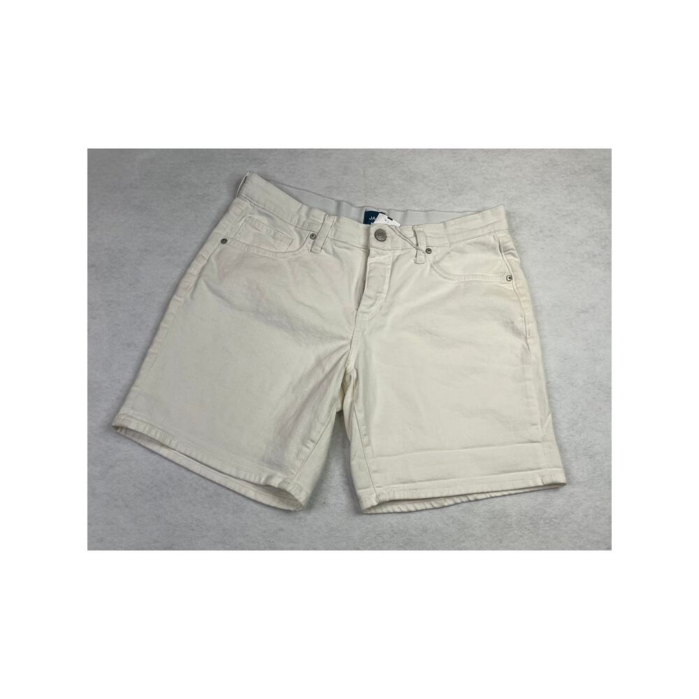 NWT Jag Alex Boyfriend Short, White, Sz 6, - Picture 3 of 7